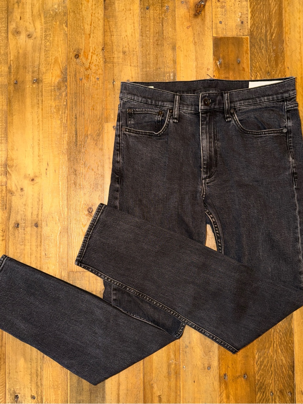 rag & bone Men's Black Slim Straight Jeans 32x32
